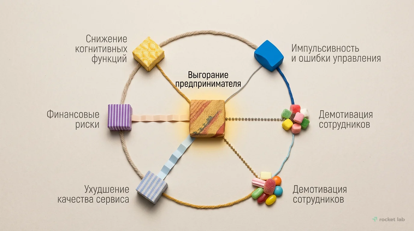 Последствия выгорания для бизнеса