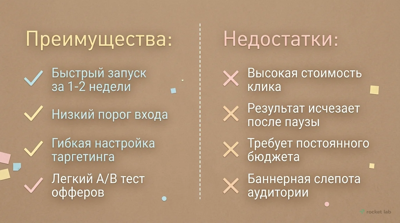 Преимущества и недостатки платной рекламы