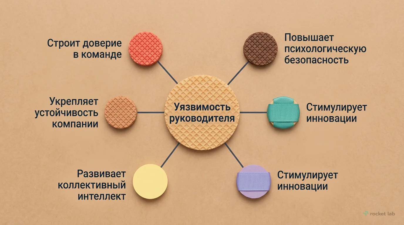Преимущества уязвимости руководителя