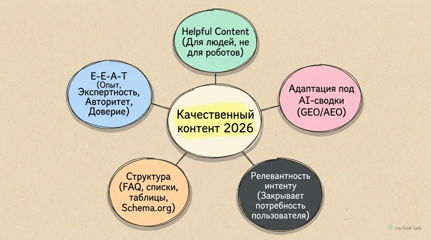 Принципы качественного контента в 2026 году