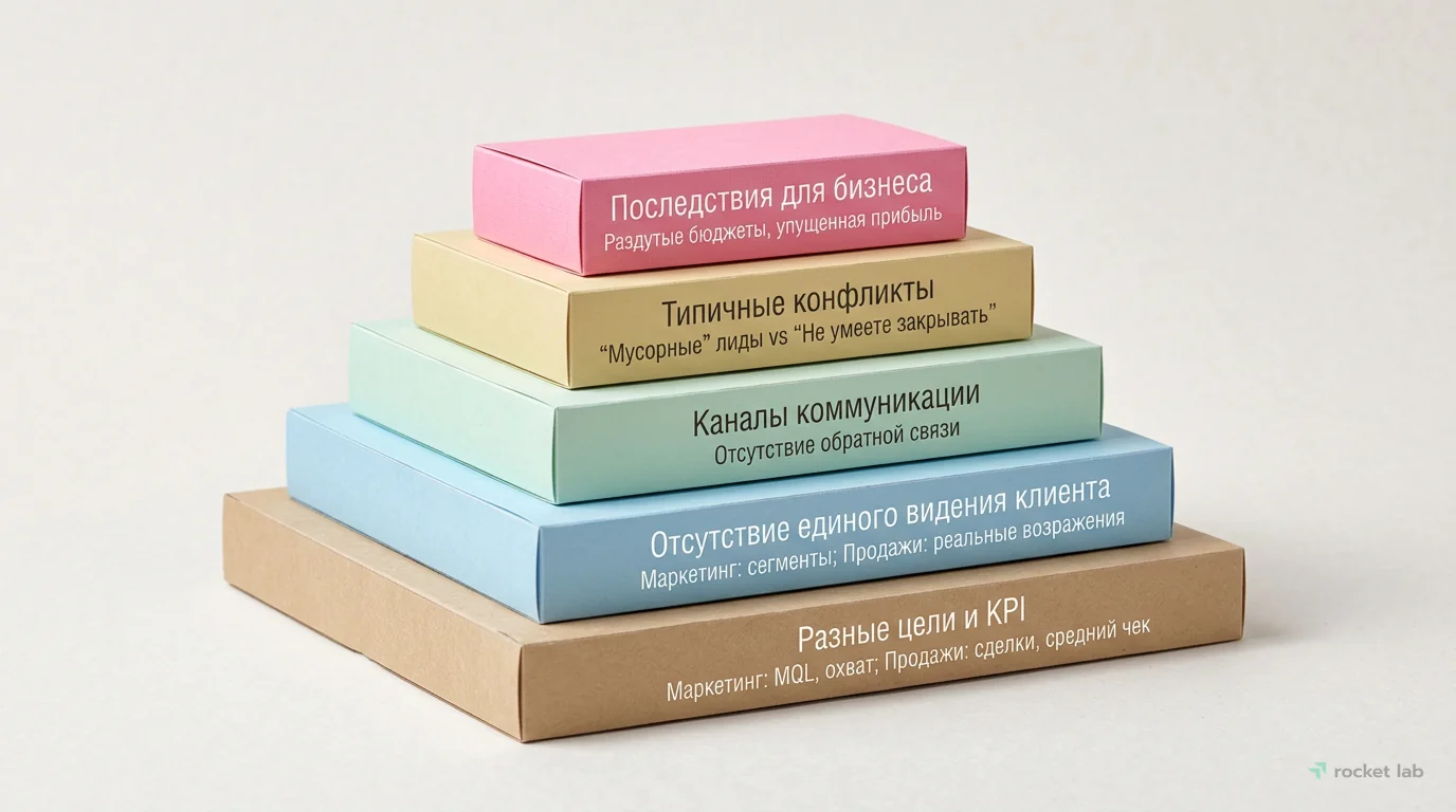 Проблемы несогласованности маркетинга и продаж