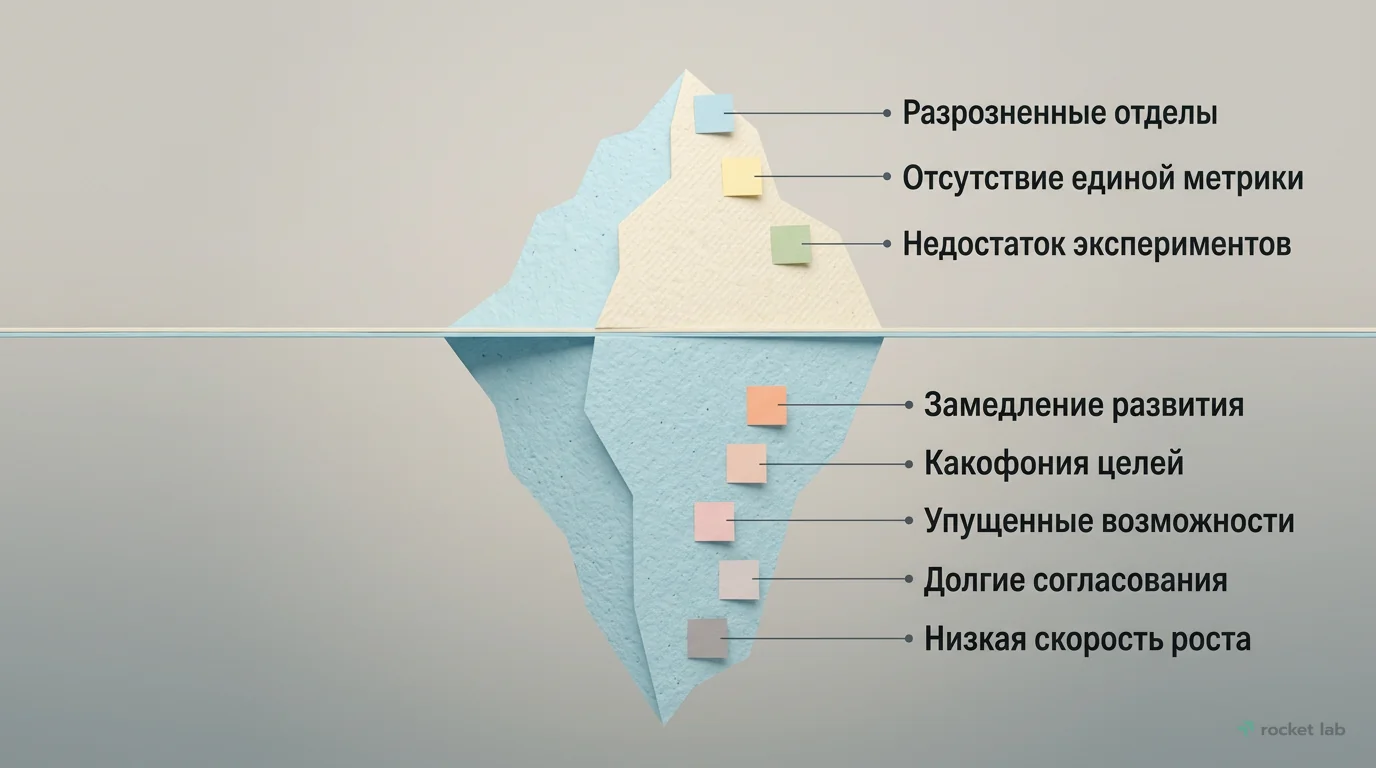 Проблемы традиционных подходов к росту (Модель айсберга)