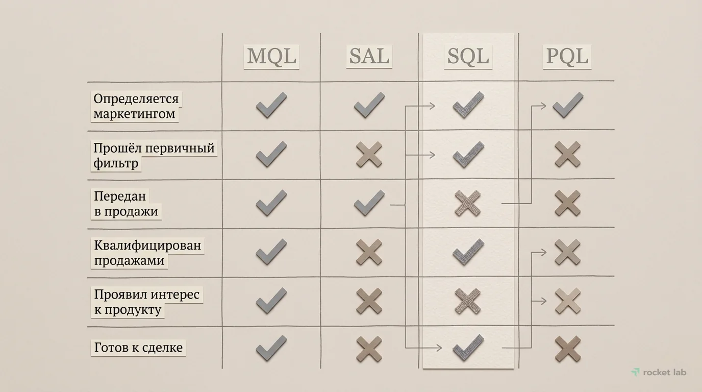 Различия между MQL, SAL, SQL и PQL