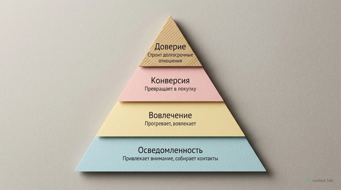 Роль CTA на разных этапах воронки продаж