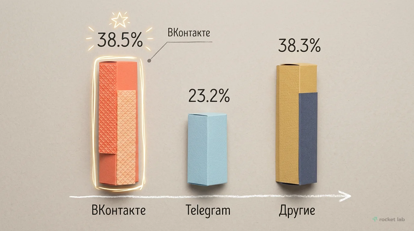 Самые популярные соцсети для бизнеса в РФ (МСП)