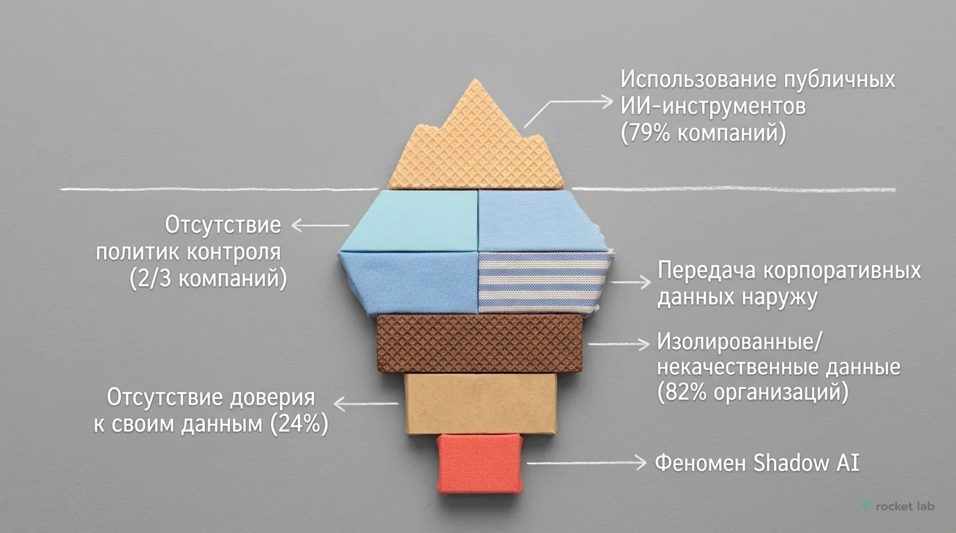 Скрытые риски использования публичных ИИ-инструментов