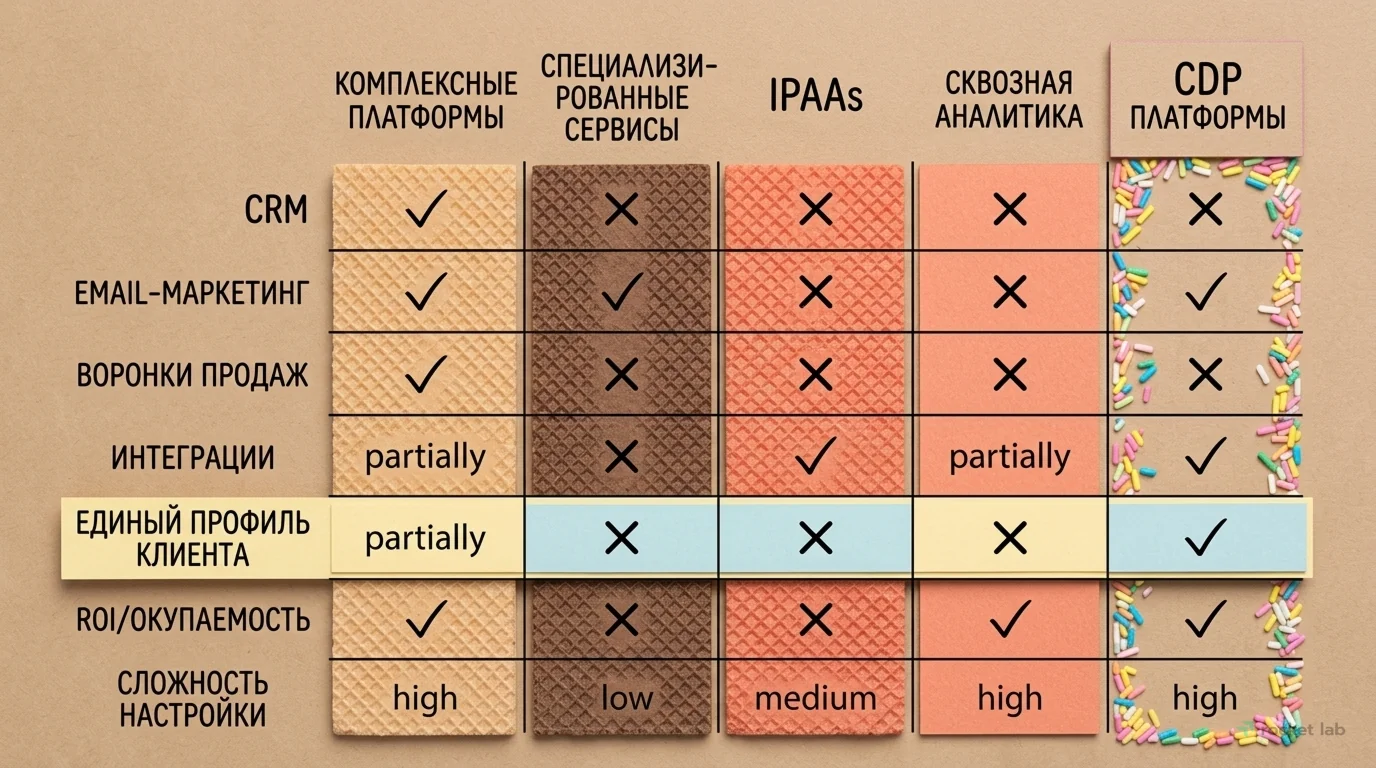 Сравнение инструментов автоматизации маркетинга