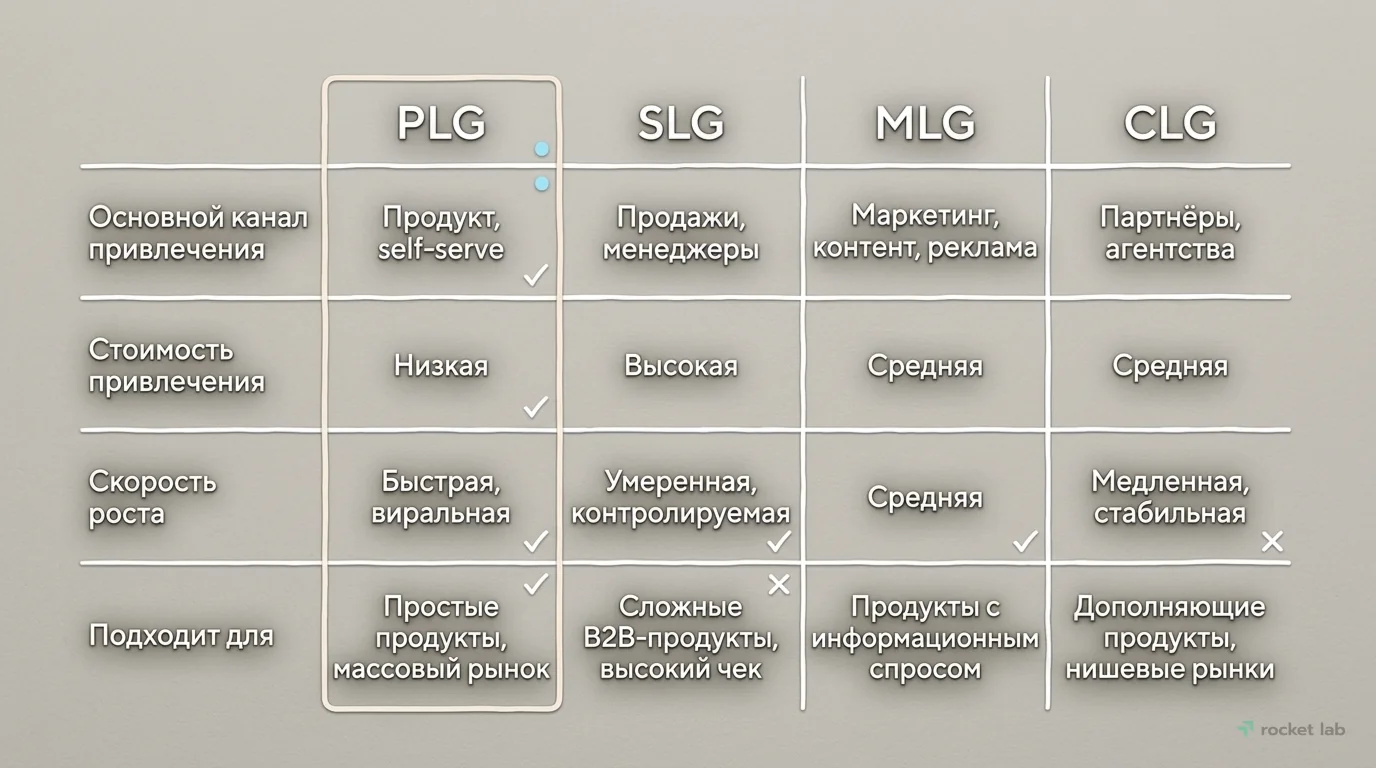 Сравнение моделей Go-To-Market для SaaS
