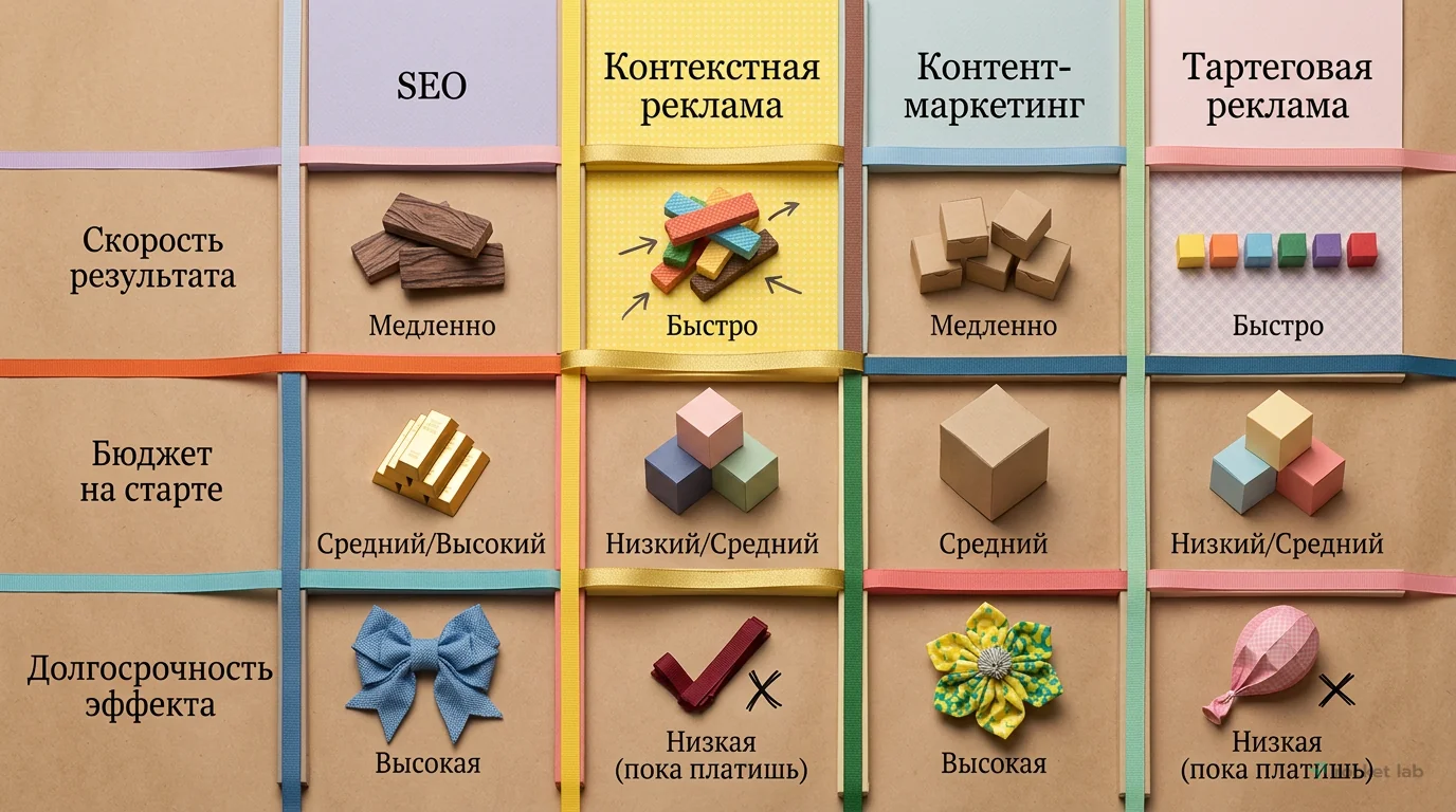 Сравнение основных цифровых каналов