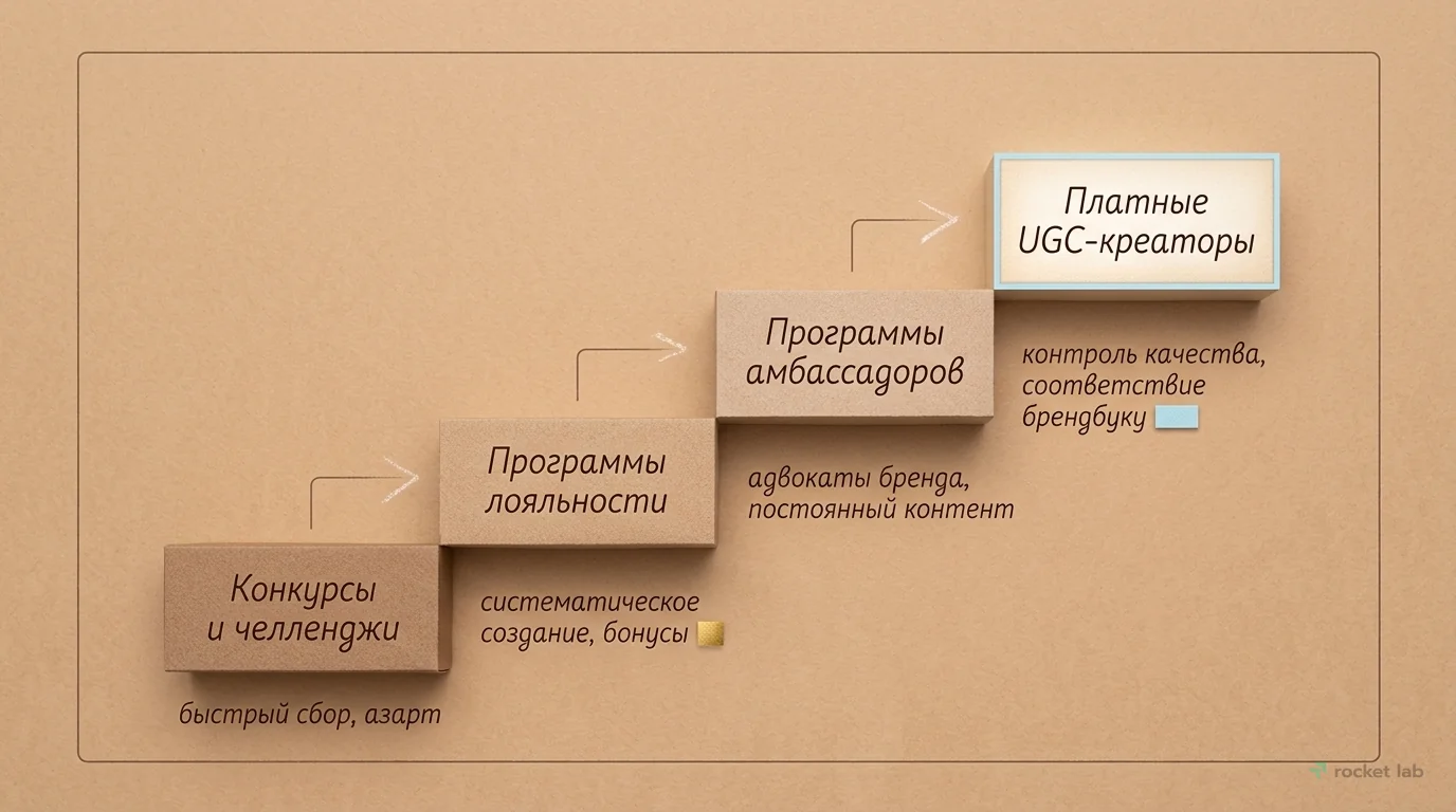 Стимулирование UGC: от массового вовлечения до контроля качества