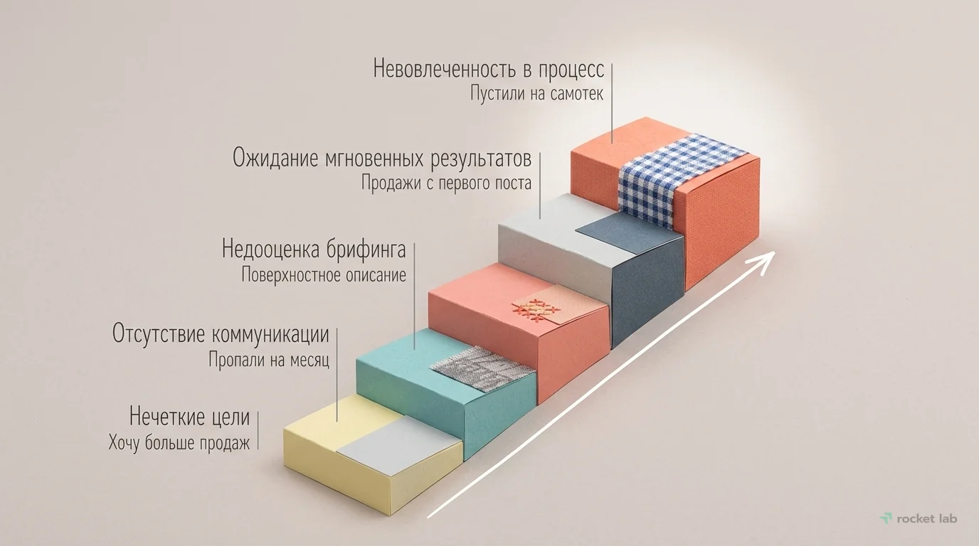Типичные ошибки при работе с SMM-подрядчиком