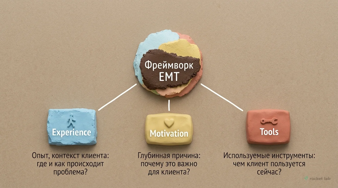 Три элемента фреймворка EMT