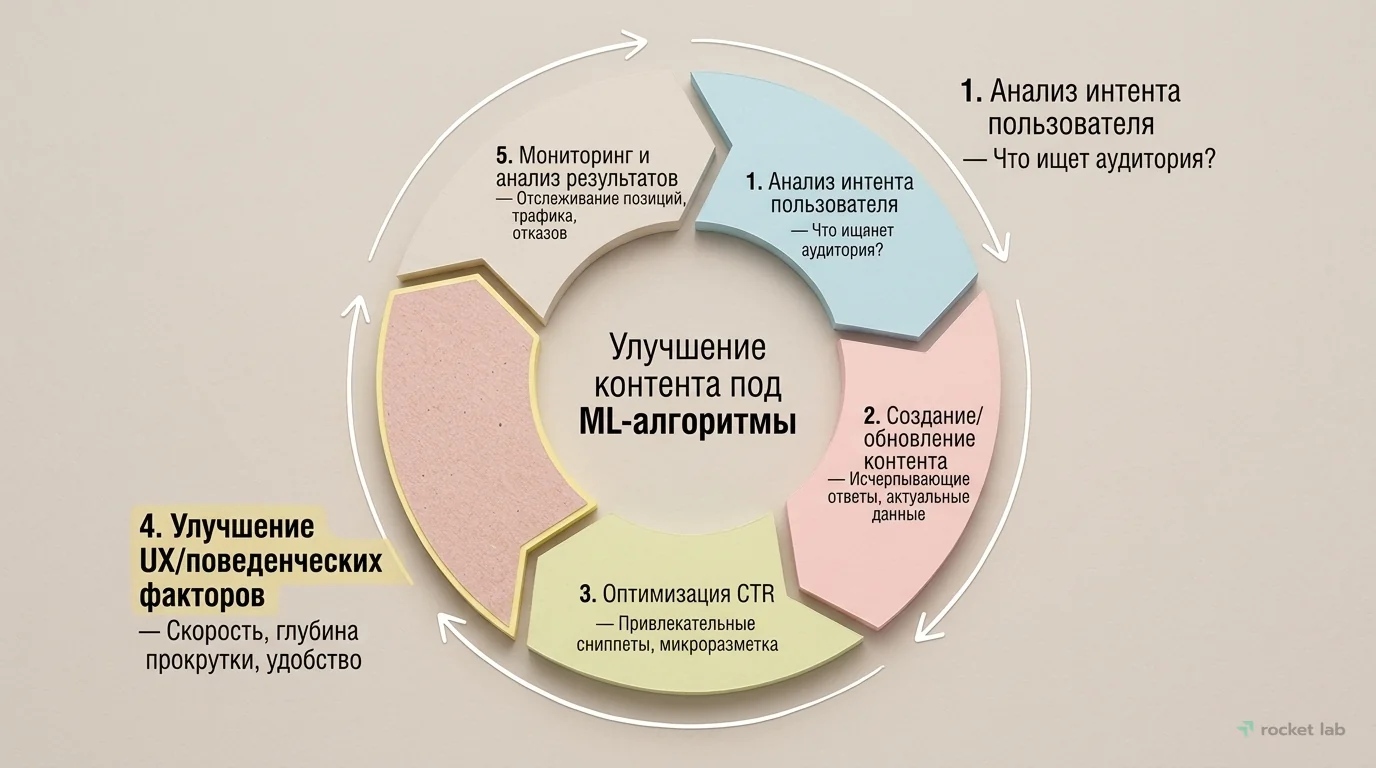 Цикл оптимизации контента для RankBrain