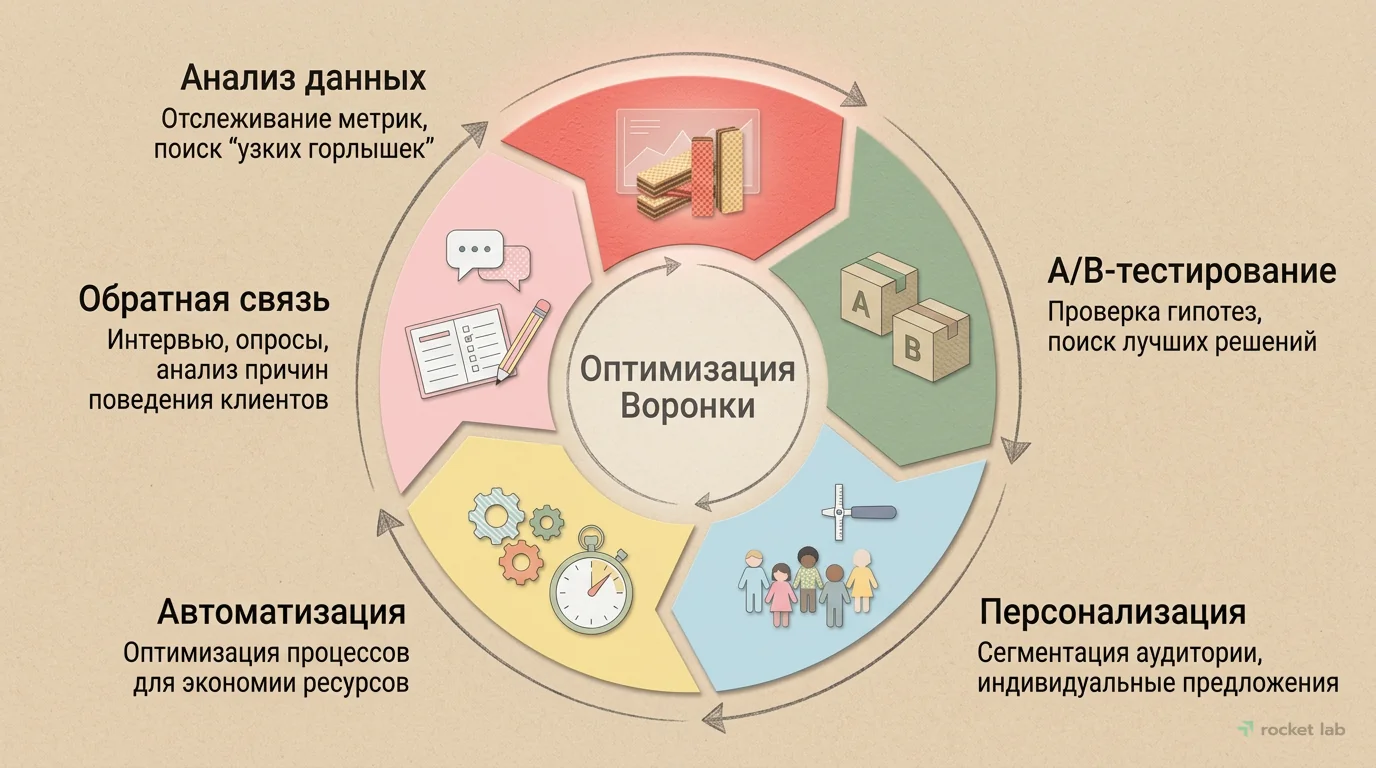 Цикл оптимизации воронки