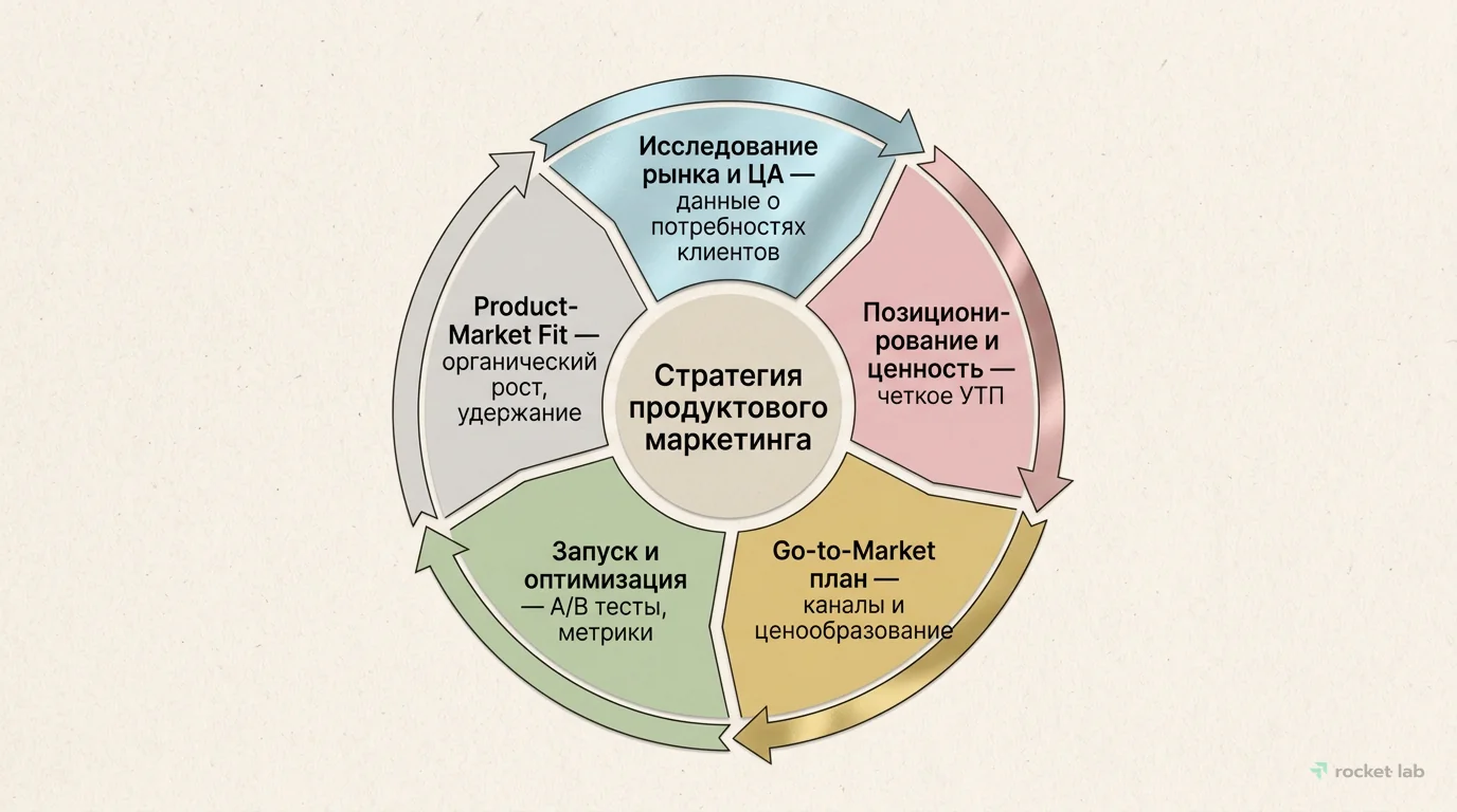 Цикл построения эффективной стратегии продуктового маркетинга
