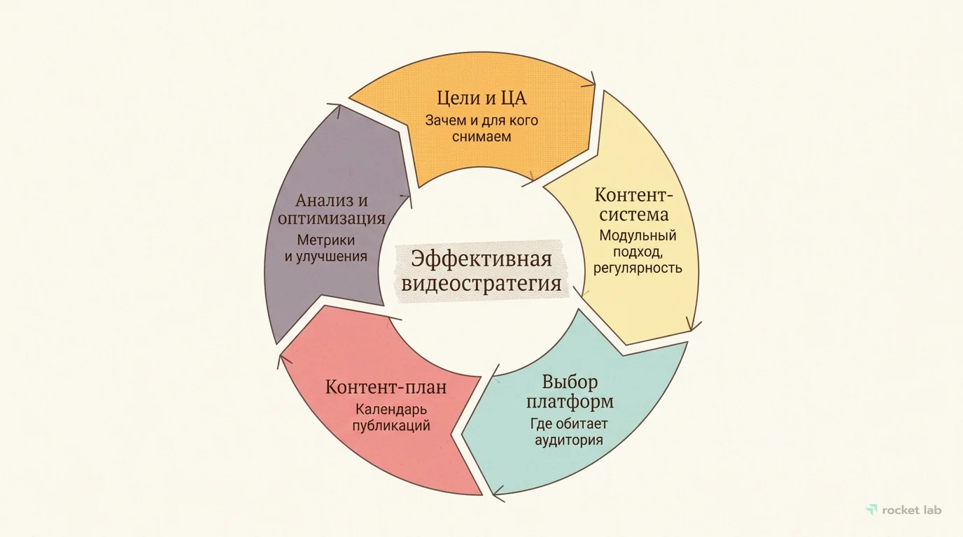 Цикл построения эффективной видеостратегии