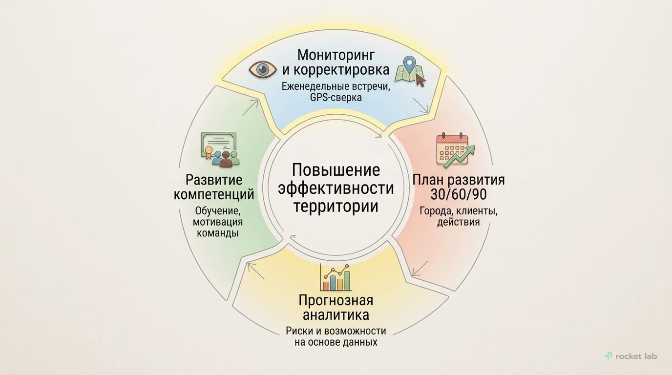 Цикл повышения эффективности территории продаж