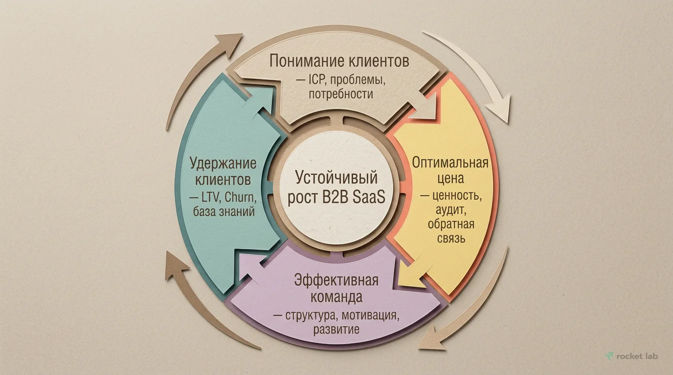 Цикл устойчивого роста B2B SaaS