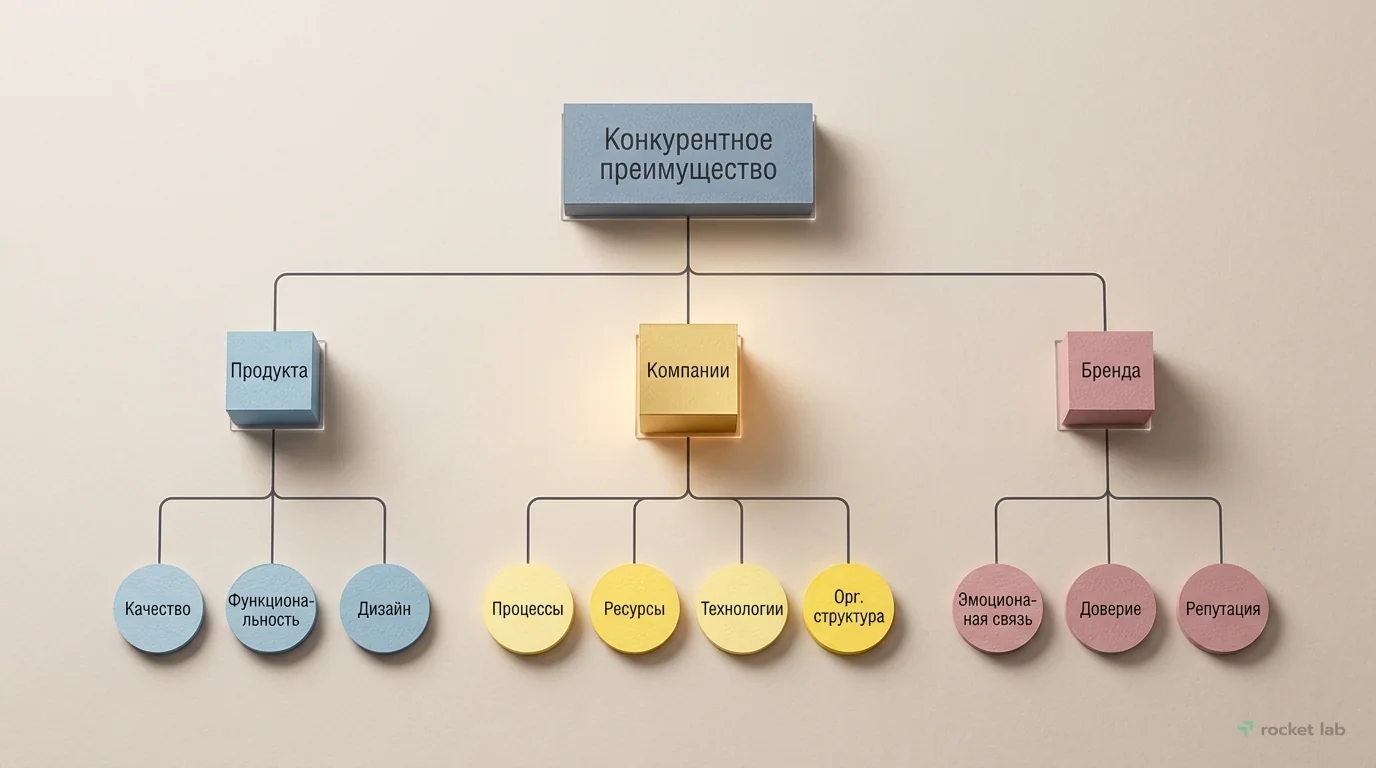 Уровни конкурентного преимущества