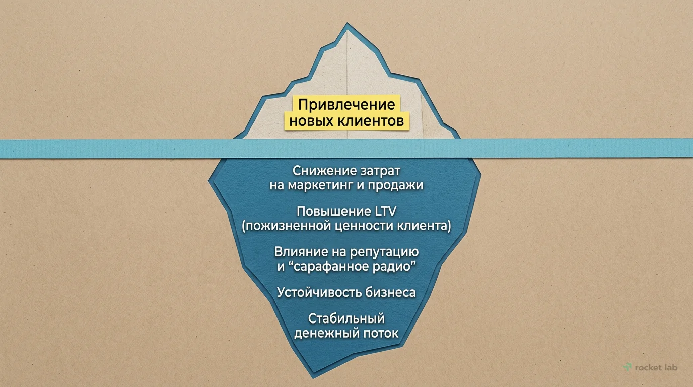 Видимые и скрытые преимущества удержания клиентов