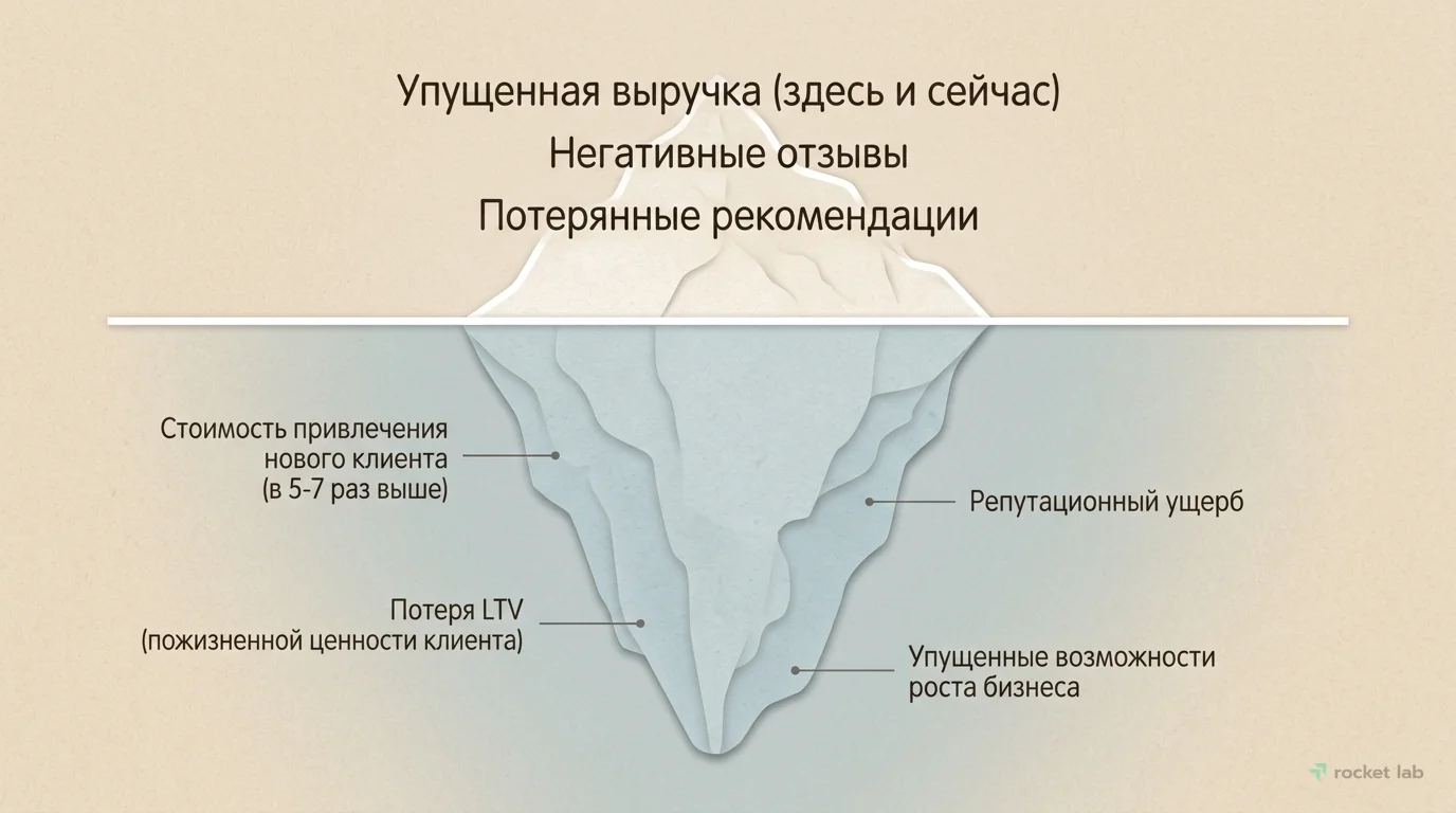 Видимые и скрытые потери от недоверия