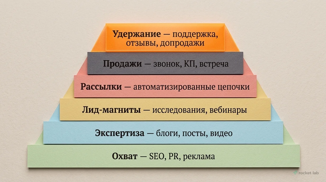 Воронка контент-маркетинга в B2B