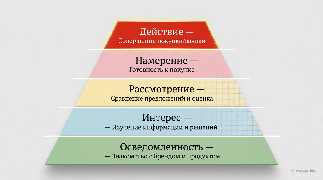 Воронка продаж: Путь клиента