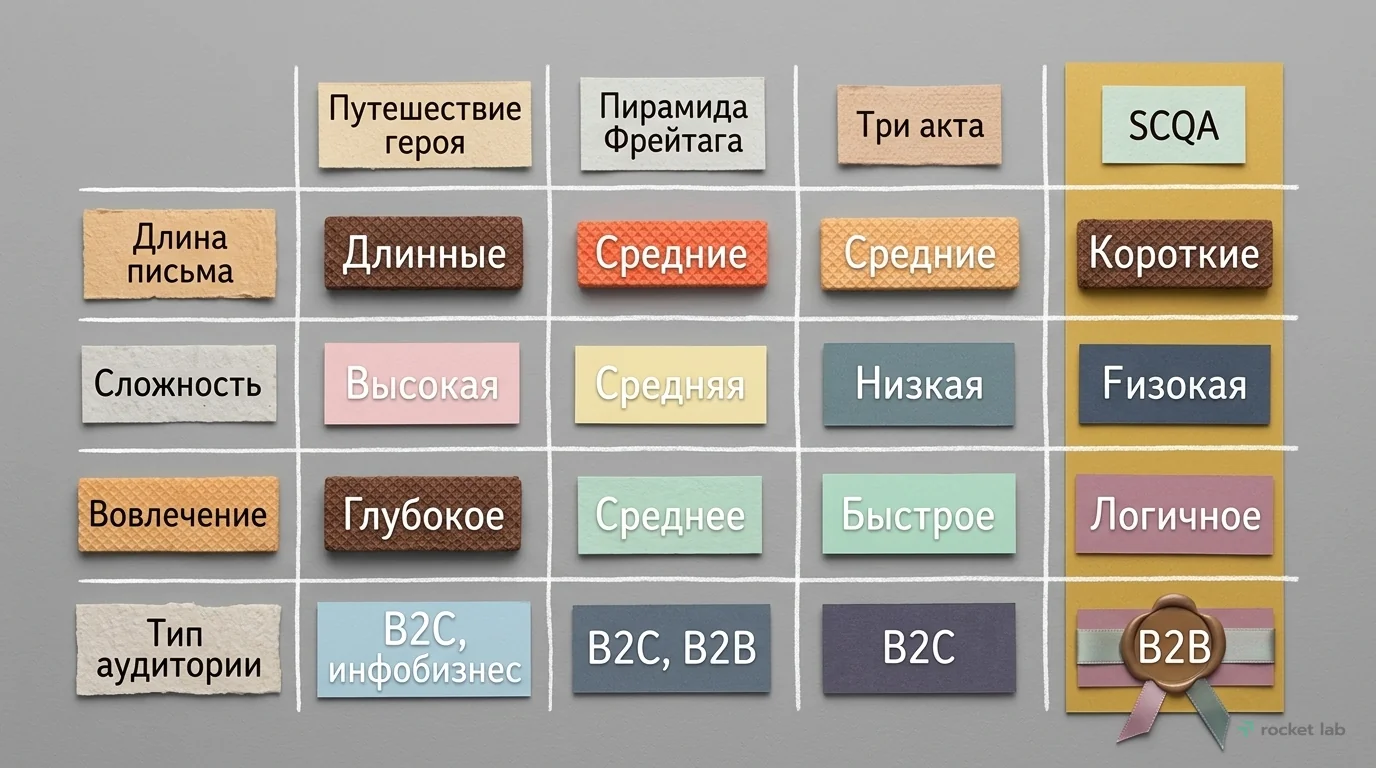 Выбор структуры истории для email-рассылок