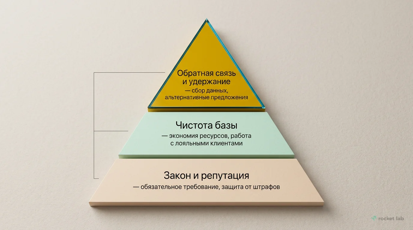 Зачем нужна кнопка отписки